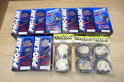 11x Vintage RC Reifen 1:10 NEU ProLine Losi 2/4 WD Buggy IFMAR