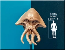 Star Wars Tessek Quarren Cantina Alien Custom Head Cast Only 1:18th or 3-3/4"