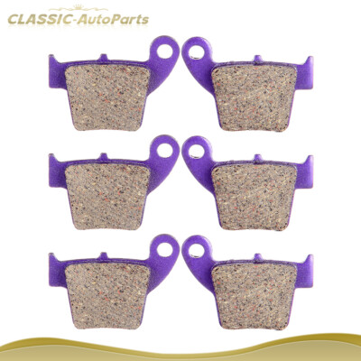 Rear Sintered Brake Pads For Honda CR250R & CR125R (1987-2001) - FA131X, Low Dust