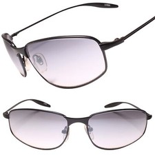 Classic Genuine Vintage 90s Y2K Rectangle Black Sunglasses for Timeless Style