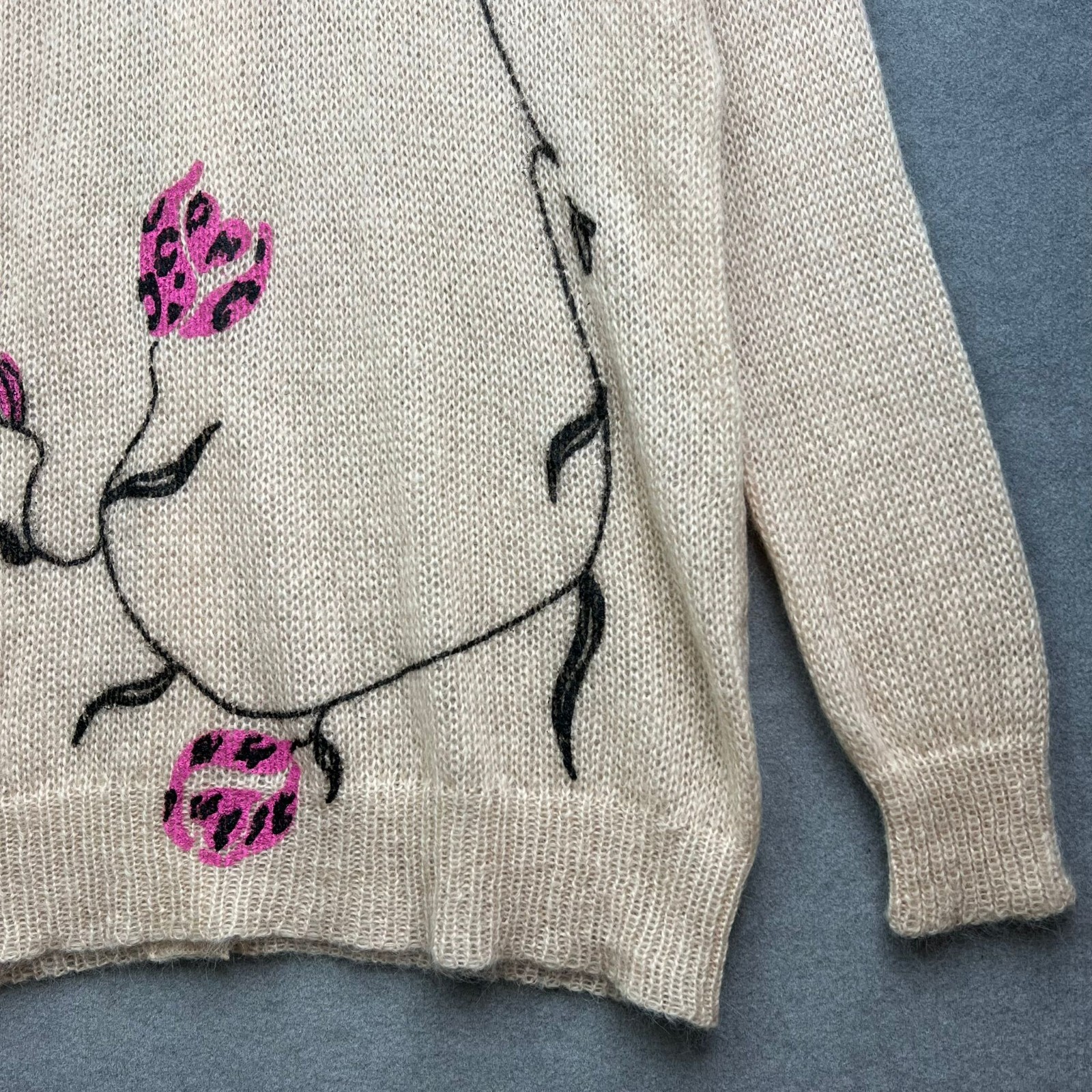 MARNI Cardigan XL Rose 48 EU Knit Wool Mohair Blend Sweater RRP $1100 SOLD OUT image 10