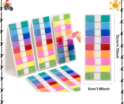 900 Pcs Transparent Sticky Notes Page Markers Pop up Index Tabs Flags Stickers