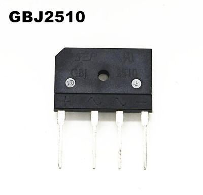 20pcs GBJ2510 25A/1000V flat bridge rectifier with silicon bridge rectifier.