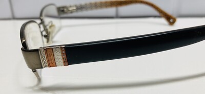 Coach Hc 5027B 9081 Dark Silver/Black Authentic Eyeglasses 52-17-135 COACH HC 5027B CECILY 9081 DARK SILVER BLACK 52-17-135 C215  main image 2