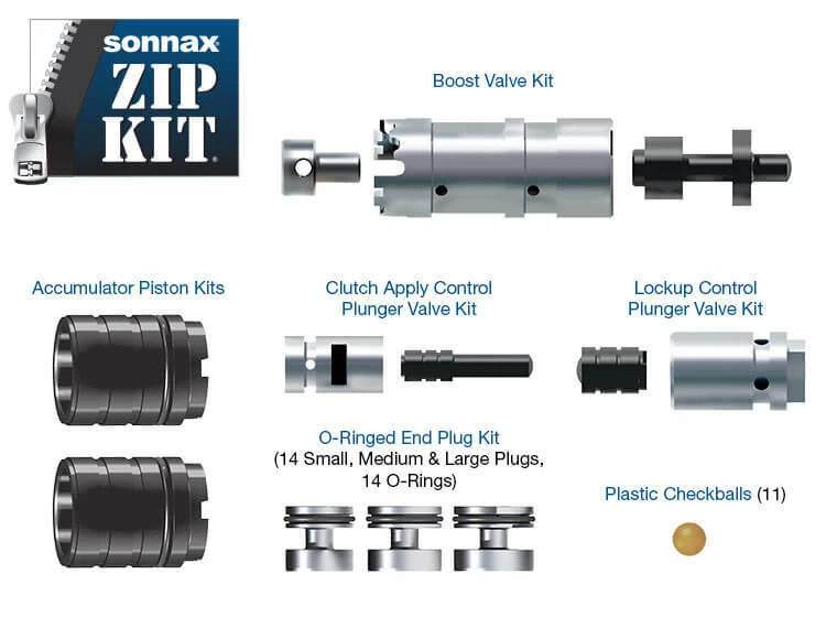 U140E U241​E Valve Body Rebuild Kit Sonnax Zip Kit fits Toyota U140E-U241E-ZIP - Изображение 2 из 3