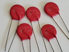 20pcs GE 180Z10 14mm 180V METAL OXIDE VARISTORS 180Z10 (V180ZA10)