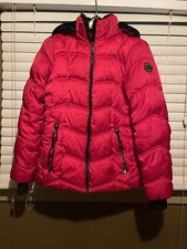 Nautica Youth Winter Coat With Detachable Hood Red Size M. Water Resistant  