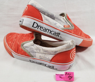 Official Sega Dreamcast Shoes Anippon Canvas Sneakers Orange