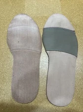 REPLACEMENT FULL LEATHER BEIGE RUBBER BOOT SHOE REPAIR TREAD SOLE NEW NO HEEL