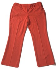 Preowned-New York  Company Wide Leg Stretch Solid Dress Pants Womens Size 12P 