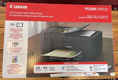 Canon PIXMA TR4722 Inkjet Printer Compact Home Office Scanner Wireless 5074C042