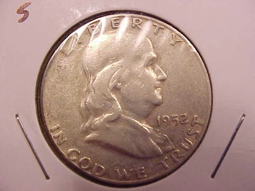 1952 S FRANKLIN HALF DOLLAR - XF - SEE PICS! - (X2075)