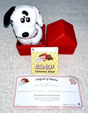 POUND PUPPIES CUTIE CUFF DALMATION INCLUDES ADOPTION CERTIFICATE  NEW OPENED 
