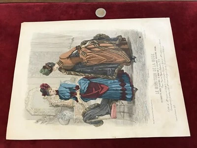 gravure de mode ancienne N 45 - Photo 1/2