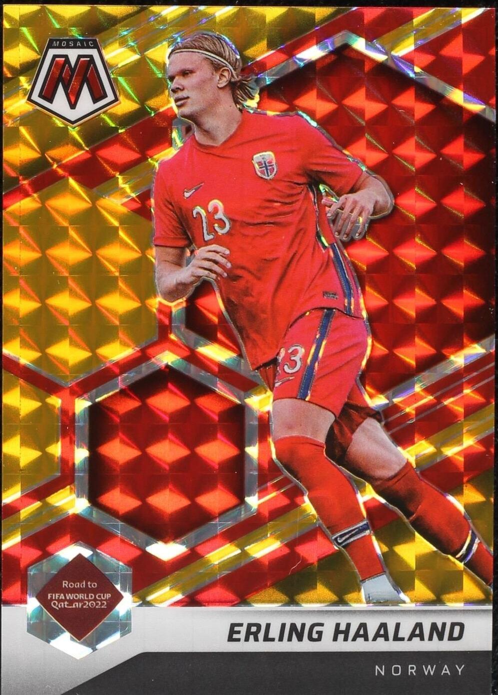 2021-22 Panini Mosaic FIFA Road to World Cup Erling Haaland #56