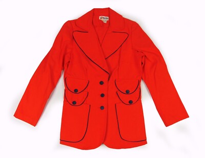 Peepers Mädchen roter Blazer Jacke 3-Knopf | Alter 14