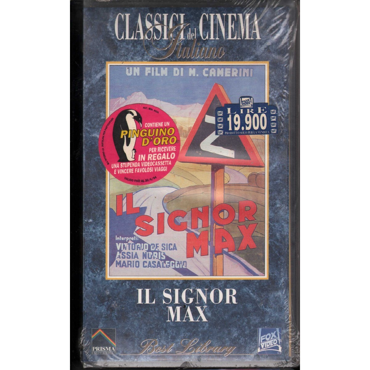Il Signor Max VHS Mario Camerini Univideo - 2004915 Sealed