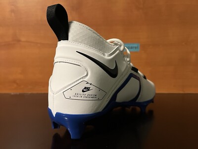 Nike Alpha Menace Pro 3 Football Men\'s Cleats White/Blue Size 13 NWOT CT6649-101 s-l400.jpg main image 4