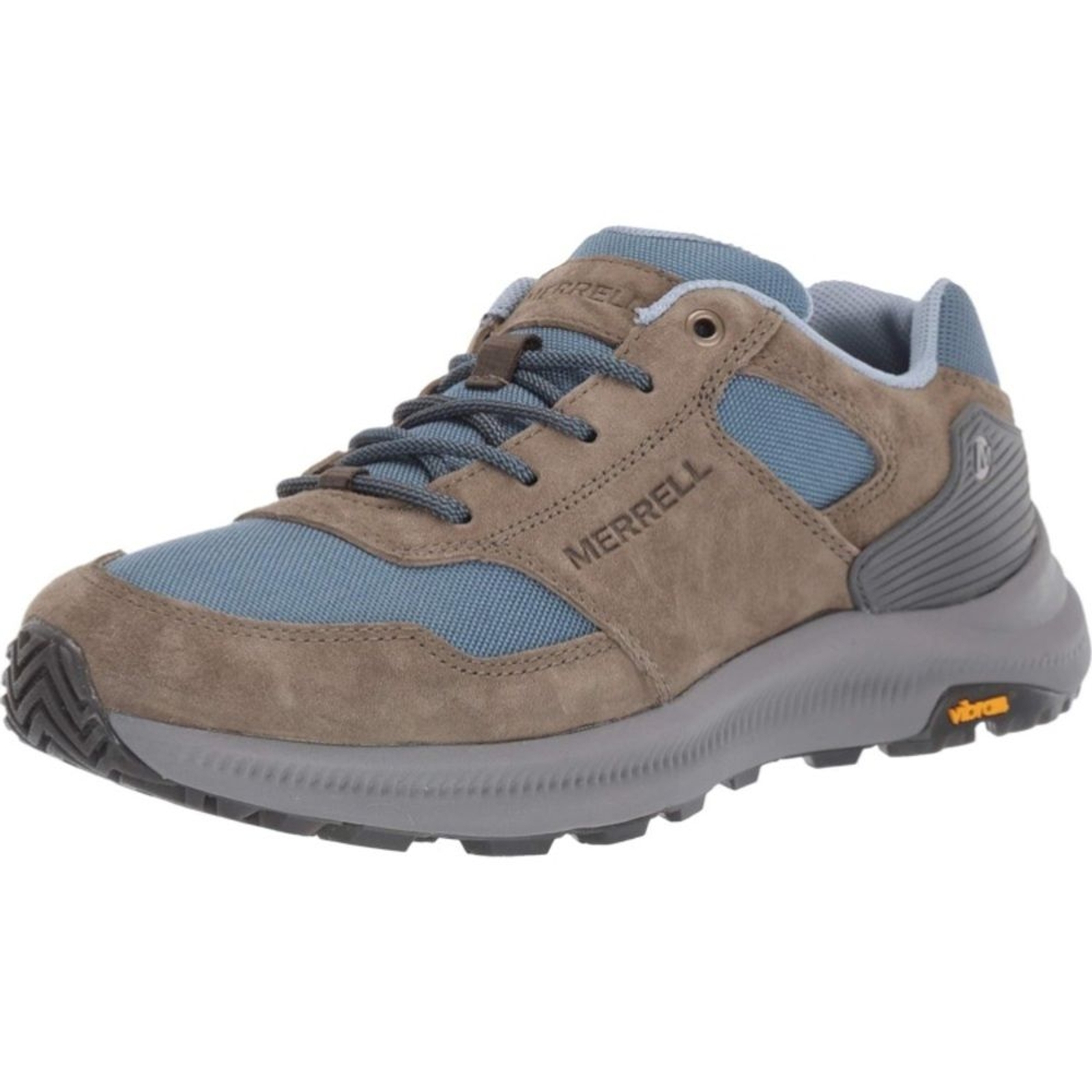 Scarpe da ginnastica Merrell Ontario 85 blu marrone scamosciato escursionismo outdoor taglia 9