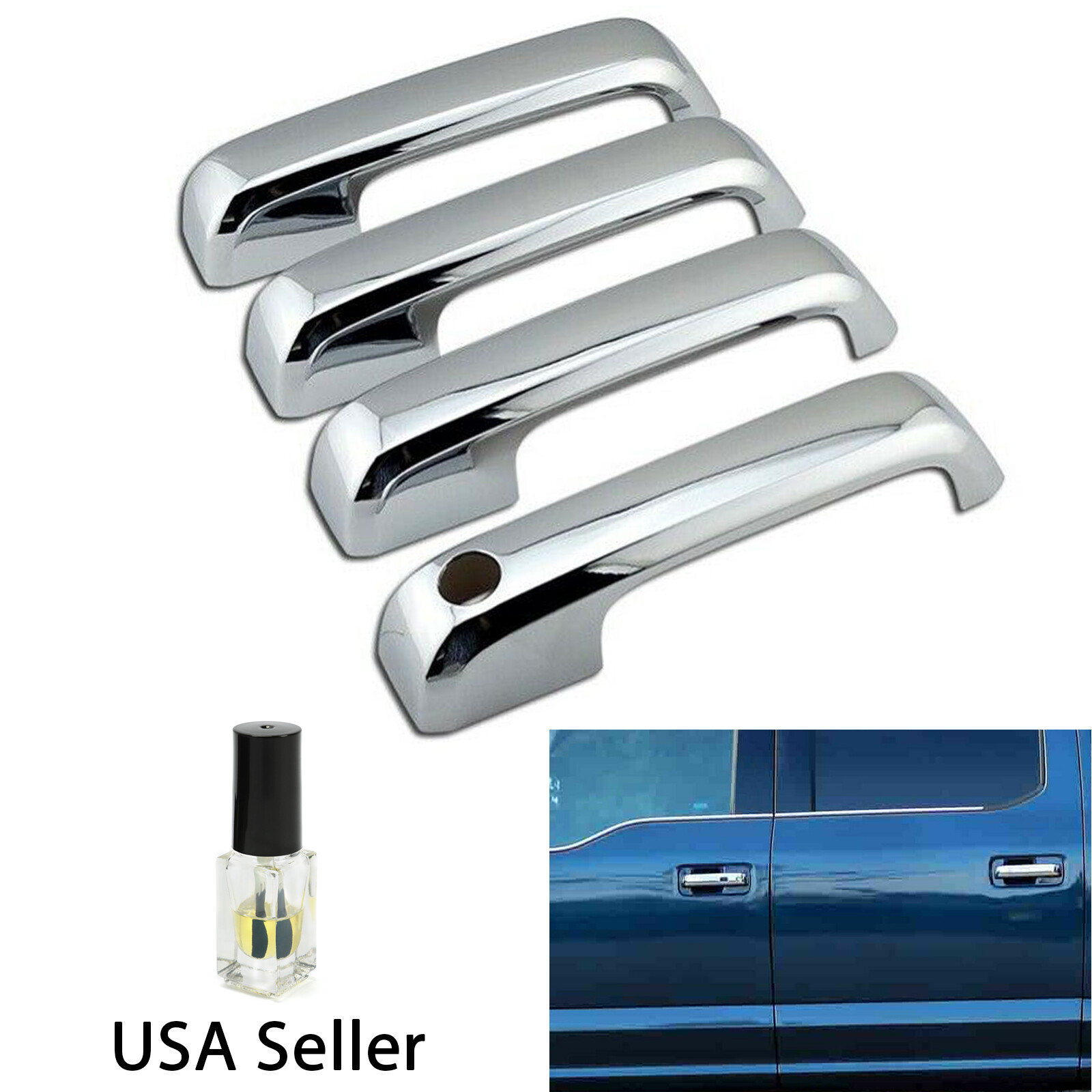 For 20152020 16 17 18 19 Ford F150 F150 Exterior Chrome Door Handle