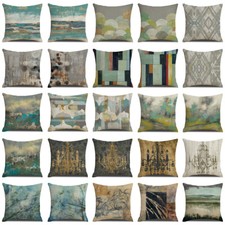 Abstract Art Landscape Accent Pillow Case Bedroom Sofa Living Room Cushion Cover