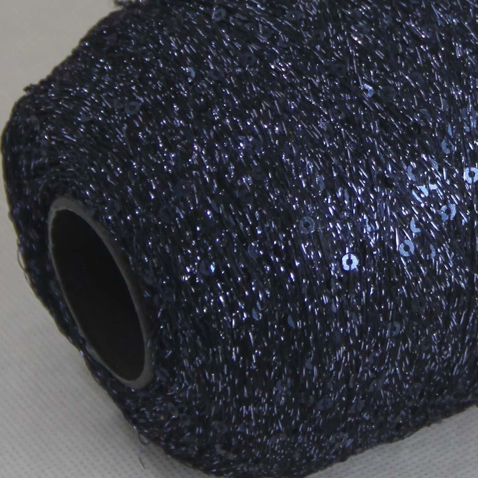 C Moda 1 Cono 500g Lentejuelas Brillantes Hágalo Usted Mismo Nylon Encaje Tejido a Mano Hilo de Ganchillo 02 Foto 4 de 4