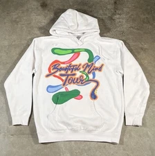 Rod Wave Beautiful Mind Tour White Hoodie Sweatshirt Concert Merch Large