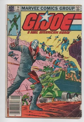 G.I. Joe #14 (Marvel 1983) 1st Destro FAIR ROUGH condition Reader