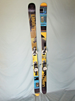 Liberty LTE Team Edition all mtn Freestyle skis 164cm w/ Salomon S912 bindings ~