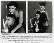 1990 Press Photo Denzel Washington & Cynda Williams in 