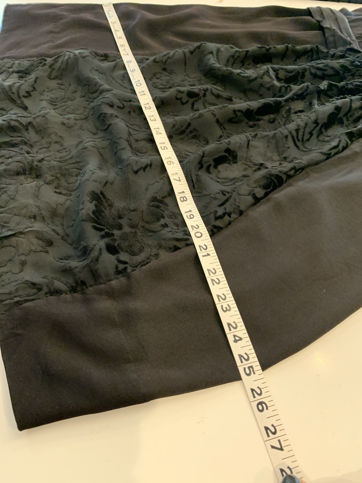 Edwardian style 1940’s Black Silk Mourning Dress Size Medium NO Tags Minor Flaw