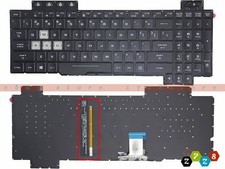 New ASUS TUF Gaming FX505 FX505D FX505G FX505DY FX505DD Keyboard US RGB Backlit