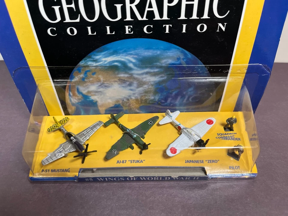 Micro Machines National Geographic #5 WINGS OF WORLD WAR II 75740 1997 Galoob - Imagem 3 de 4