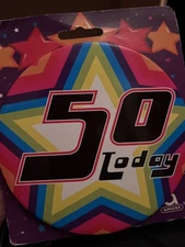 50 Today Birthday Badge