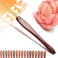 Sevensun Mimosa Crochet Hook, Hand Polished Ergonomic Single Crochet Hook, Avail