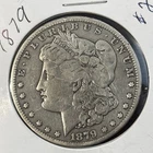 1879 Silver Morgan One Dollar Coin