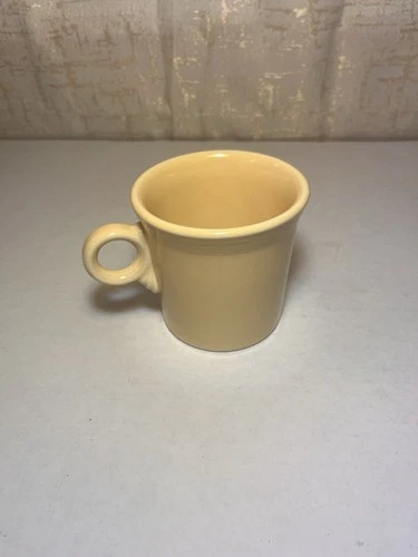 Yellow Fiesta Fiestaware Mug O Ring Handle HLC Homer Laughlin