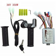 EBike 24V/36V/48V 250W/350W/500W Motor Brushed Controller Twist Throttle Grip