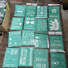 chalk couture transfers Lot Of 51 (8x11in ) Size B