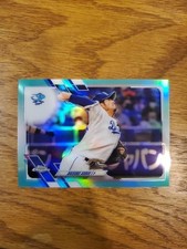 2021 Topps Chrome NPB Nippon Professional Baseball - Daisuke Sobue #23 Aqua...