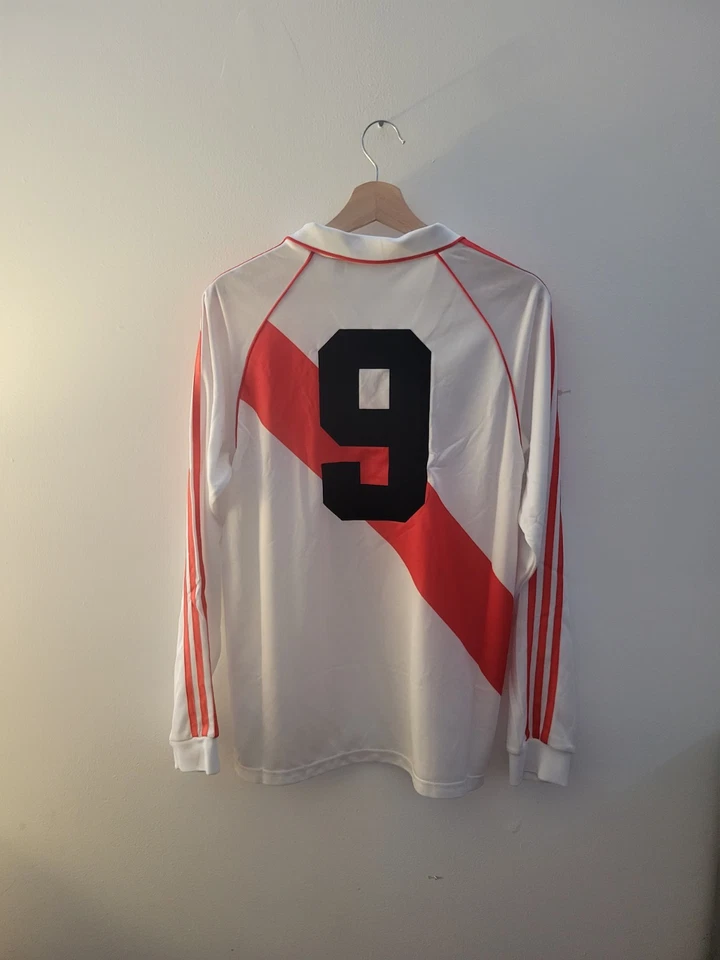 Новая с этикетками винтажная футболка Adidas River Plate 1994 ремейк домашний футбол мужская S - Изображение 2 из 4