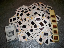 Box of 400 Photo Slides Travel, Christmas, People, Landscape 1950's thru 70's 