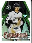 2025 Topps Holiday Baseball Shohei Ohtani Evergreen Die Cut Insert Card #E-10
