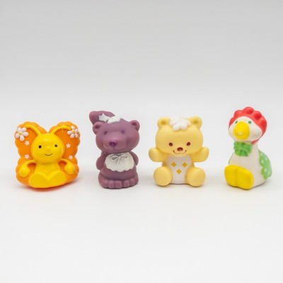 Vtg Strawberry Shortcake Pets Lot Marmalade Marsh Mallard Soufflé Jelly Bear
