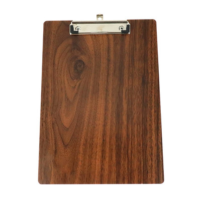Wooden Clipboard with Metal Clip Drawing Board A4 Size Hardboard Office School f