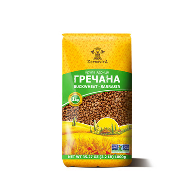 Premium Buckwheat Groats ZERNOVITA * Гречка* Каша Гречана* 1kg-2.2lb