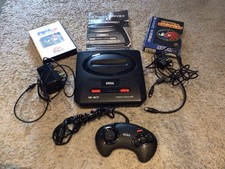 Sega Mega Drive Black Console with 2 Games, 1 Controller, PSU and Rf Lead.
