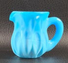 Boyd's Crystal Art Glass MINI PITCHER #14 BLUE 5-7-79 NOS — photo 1