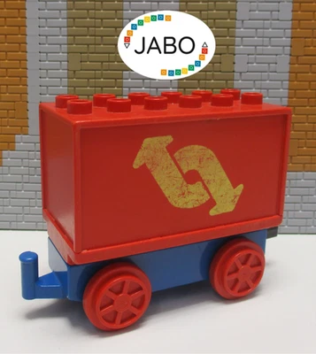 (Q 1 / 4) Lego Duplo wagon / remorque train train train - Photo 1/3