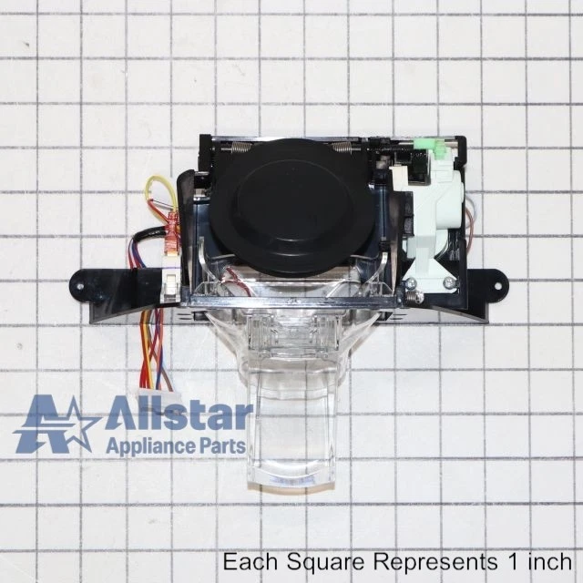 Guia de funil dispensador de geladeira Frigidaire 242270107 - Imagem 2 de 4